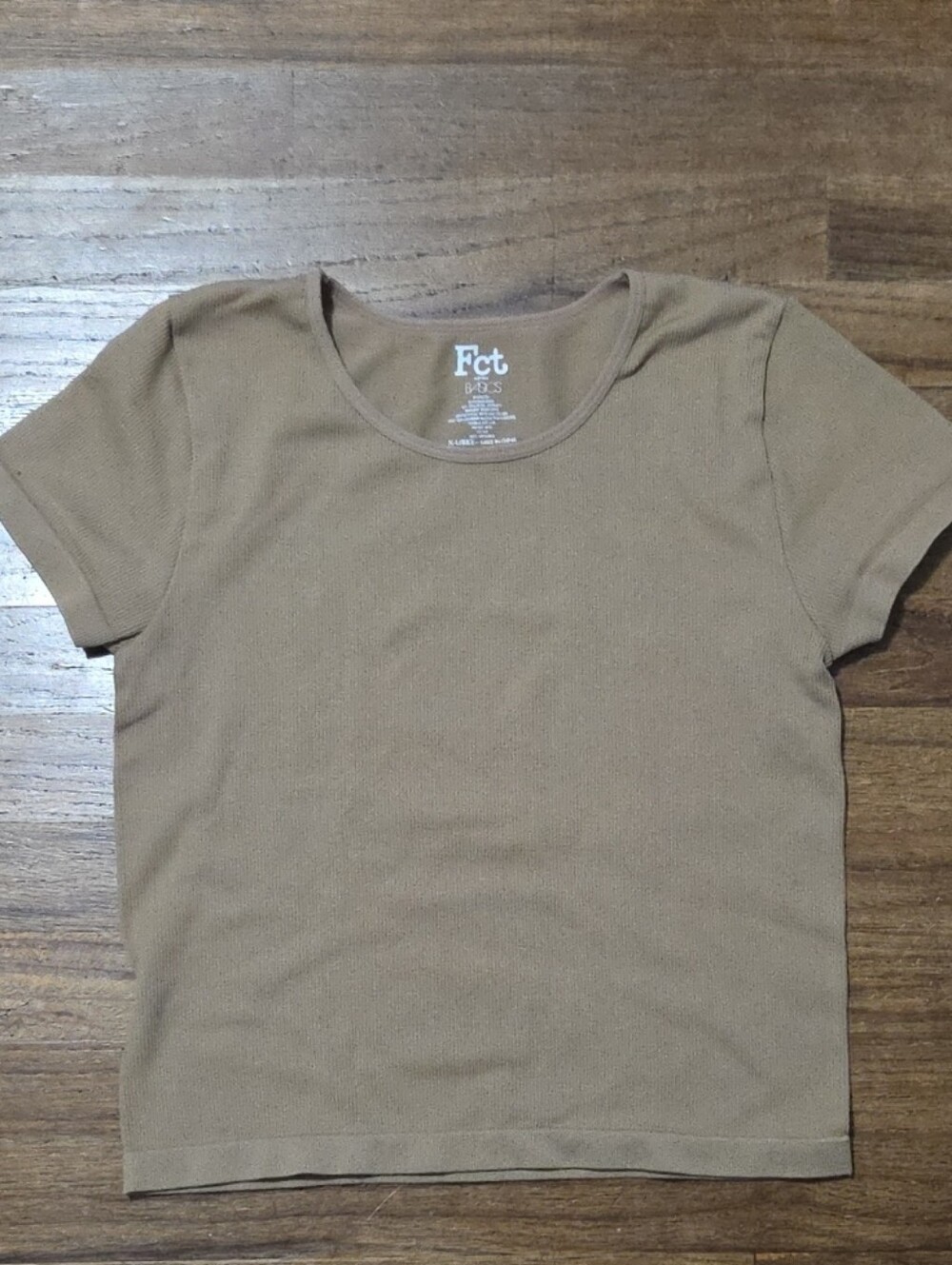 Basics By Fct With Love Fitted Ribbed Tee